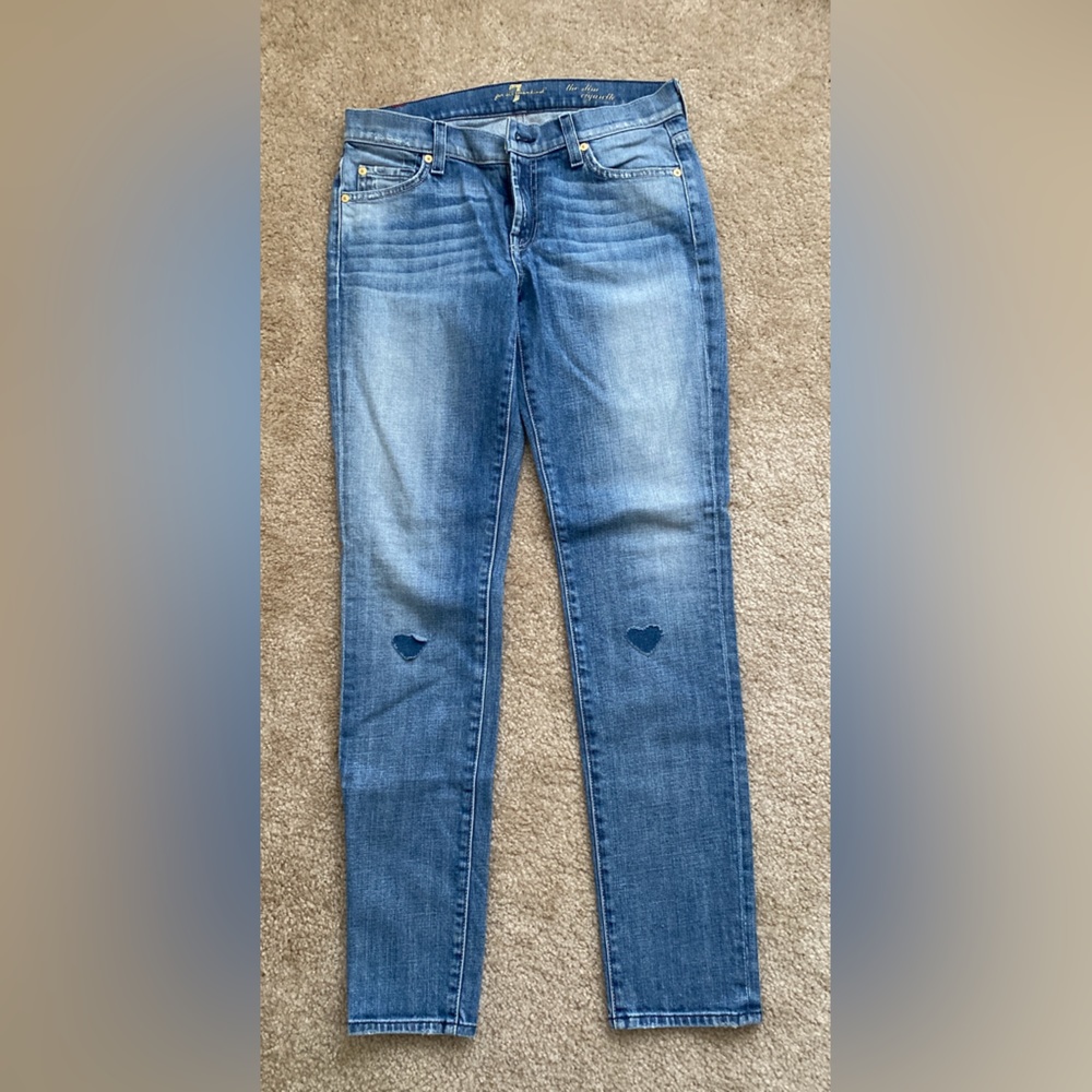 7 For All Mankind Jeans (light wash denim)